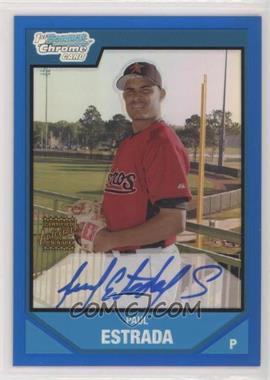 2007 Bowman Chrome - Prospects - Blue Refractor #BC253 - Prospect Autographs - Paul Estrada /150