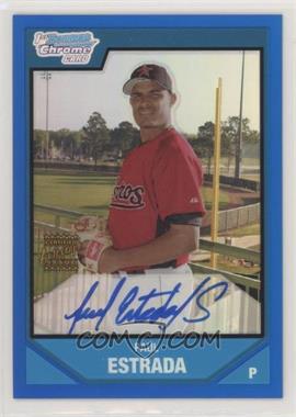 2007 Bowman Chrome - Prospects - Blue Refractor #BC253 - Prospect Autographs - Paul Estrada /150