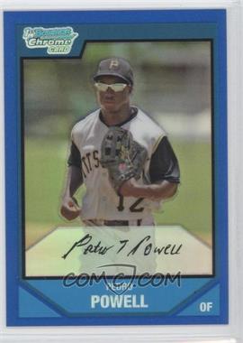 2007 Bowman Chrome - Prospects - Blue Refractor #BC86 - Pedro Powell /150