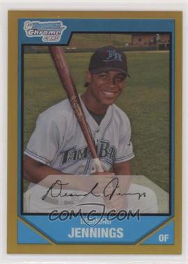 2007 Bowman Chrome - Prospects - Gold Refractor #BC106 - Desmond Jennings /50 [EX to NM]