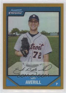 2007 Bowman Chrome - Prospects - Gold Refractor #BC133 - Erik Averill /50