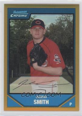 2007 Bowman Chrome - Prospects - Gold Refractor #BC192 - Jordan Smith /50