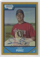 Prospect Autographs - Sergio Perez #/50