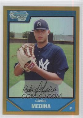 2007 Bowman Chrome - Prospects - Gold Refractor #BC87 - Gabriel Medina /50