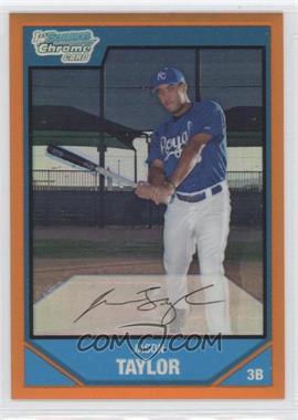 2007 Bowman Chrome - Prospects - Orange Refractor #BC2 - Jason Taylor /25