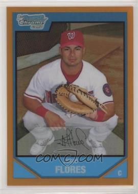 2007 Bowman Chrome - Prospects - Orange Refractor #BC54 - Jesus Flores /25