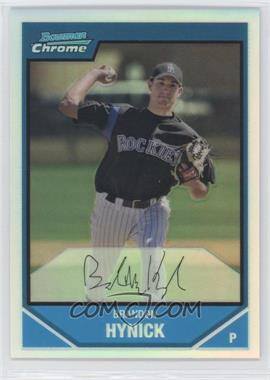 2007 Bowman Chrome - Prospects - Refractor #BC124 - Brandon Hynick /500