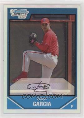 2007 Bowman Chrome - Prospects - Refractor #BC48 - Edgar Garcia /500