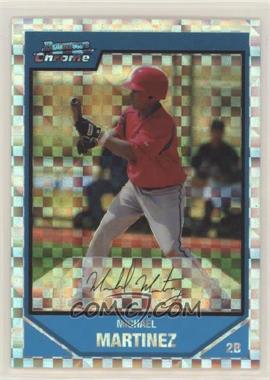 2007 Bowman Chrome - Prospects - X-Fractor #BC203 - Michael Martinez /250