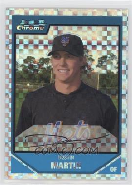 2007 Bowman Chrome - Prospects - X-Fractor #BC209 - Dustin Martin /250