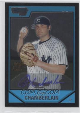 2007 Bowman Chrome - Prospects #BC236 - Prospect Autographs - Joba Chamberlain