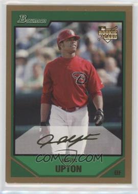 2007 Bowman Draft Picks & Prospects - [Base] - Gold #BDP3 - Justin Upton