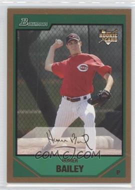 2007 Bowman Draft Picks & Prospects - [Base] - Gold #BDP46 - Homer Bailey