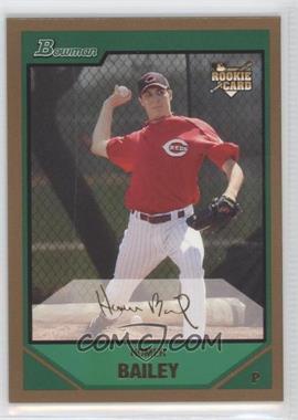 2007 Bowman Draft Picks & Prospects - [Base] - Gold #BDP46 - Homer Bailey