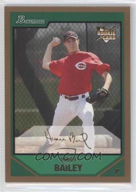 2007 Bowman Draft Picks & Prospects - [Base] - Gold #BDP46 - Homer Bailey