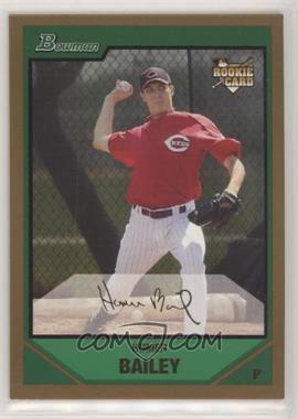 2007 Bowman Draft Picks & Prospects - [Base] - Gold #BDP46 - Homer Bailey