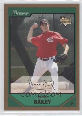 2007 Bowman Draft Picks & Prospects - [Base] - Gold #BDP46 - Homer Bailey