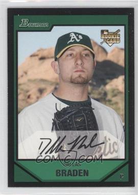 2007 Bowman Draft Picks & Prospects - [Base] #BDP35 - Dallas Braden