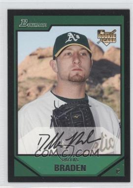 2007 Bowman Draft Picks & Prospects - [Base] #BDP35 - Dallas Braden