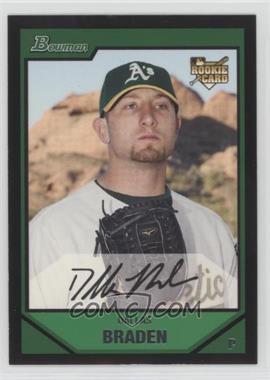 2007 Bowman Draft Picks & Prospects - [Base] #BDP35 - Dallas Braden