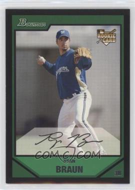 2007 Bowman Draft Picks & Prospects - [Base] #BDP50 - Ryan Braun