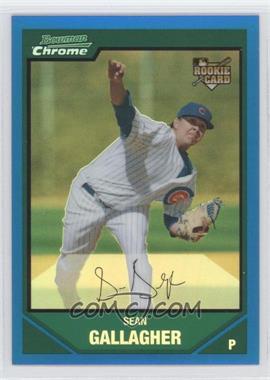 2007 Bowman Draft Picks & Prospects - Chrome - Blue Refractor #BDP22 - Sean Gallagher /199