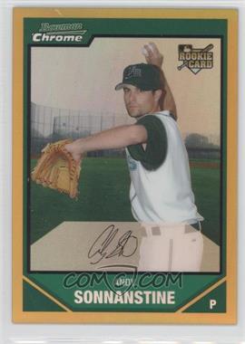 2007 Bowman Draft Picks & Prospects - Chrome - Gold Refractor #BDP44 - Andy Sonnanstine /50