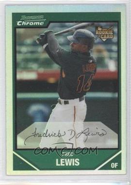 2007 Bowman Draft Picks & Prospects - Chrome - Refractor #BDP21 - Fred Lewis