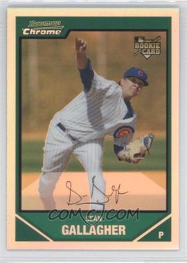 2007 Bowman Draft Picks & Prospects - Chrome - Refractor #BDP22 - Sean Gallagher