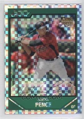 2007 Bowman Draft Picks & Prospects - Chrome - X-Fractor #BDP25 - Hunter Pence /299