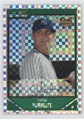 2007 Bowman Draft Picks & Prospects - Chrome - X-Fractor #BDP4 - Chase Wright /299