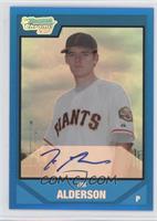 Rookie Autograph - Tim Alderson #/150