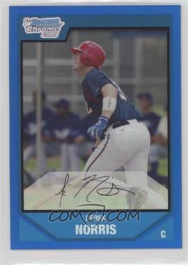 2007 Bowman Draft Picks & Prospects - Chrome Draft Picks - Blue Refractor #BDPP23 - Derek Norris /199