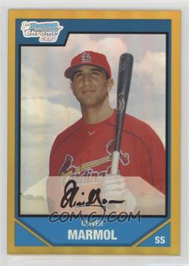 2007 Bowman Draft Picks & Prospects - Chrome Draft Picks - Gold Refractor #BDPP17 - Oliver Marmol /50