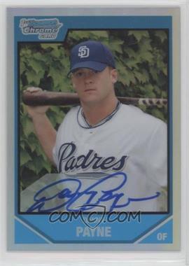 2007 Bowman Draft Picks & Prospects - Chrome Draft Picks - Refractor #BDPP139 - Rookie Autograph - Danny Payne /500