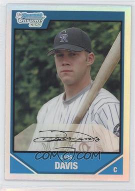 2007 Bowman Draft Picks & Prospects - Chrome Draft Picks - Refractor #BDPP19 - Lars Davis