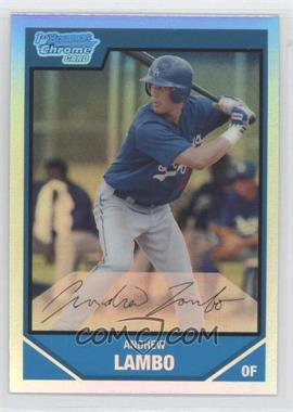 2007 Bowman Draft Picks & Prospects - Chrome Draft Picks - Refractor #BDPP28 - Andrew Lambo