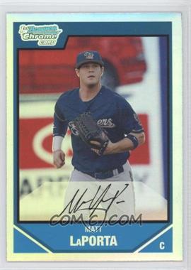 2007 Bowman Draft Picks & Prospects - Chrome Draft Picks - Refractor #BDPP64 - Matt LaPorta