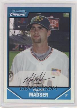 2007 Bowman Draft Picks & Prospects - Chrome Draft Picks - Refractor #BDPP81 - Prospects - Mike Madsen