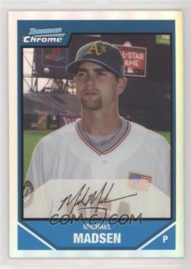 2007 Bowman Draft Picks & Prospects - Chrome Draft Picks - Refractor #BDPP81 - Prospects - Mike Madsen