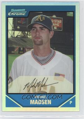 2007 Bowman Draft Picks & Prospects - Chrome Draft Picks - Refractor #BDPP81 - Prospects - Mike Madsen