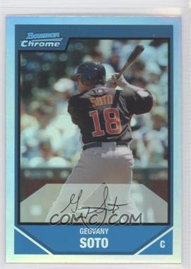 2007 Bowman Draft Picks & Prospects - Chrome Draft Picks - Refractor #BDPP85 - Prospects - Geovany Soto