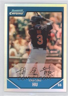 2007 Bowman Draft Picks & Prospects - Chrome Draft Picks - Refractor #BDPP92 - Prospects - Chin-Lung Hu