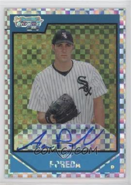 2007 Bowman Draft Picks & Prospects - Chrome Draft Picks - X-Fractor #BDPP123 - Rookie Autograph - Aaron Poreda /225