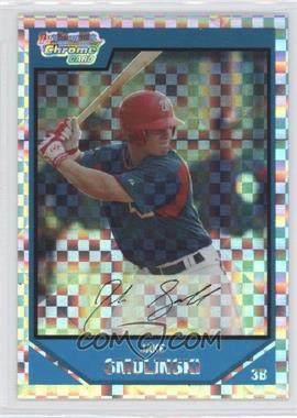 2007 Bowman Draft Picks & Prospects - Chrome Draft Picks - X-Fractor #BDPP63 - Jacob Smolinski /299