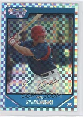 2007 Bowman Draft Picks & Prospects - Chrome Draft Picks - X-Fractor #BDPP63 - Jacob Smolinski /299