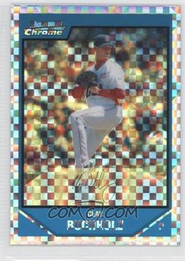 2007 Bowman Draft Picks & Prospects - Chrome Draft Picks - X-Fractor #BDPP69 - Prospects - Clay Buchholz /299