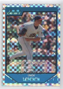 2007 Bowman Draft Picks & Prospects - Chrome Draft Picks - X-Fractor #BDPP79 - Prospects - Chuck Lofgren /299