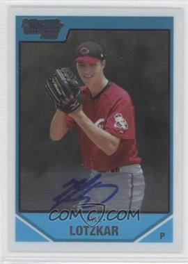 2007 Bowman Draft Picks & Prospects - Chrome Draft Picks #BDPP116 - Rookie Autograph - Kyle Lotzkar