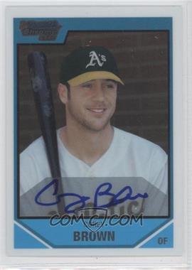 2007 Bowman Draft Picks & Prospects - Chrome Draft Picks #BDPP138 - Rookie Autograph - Corey Brown